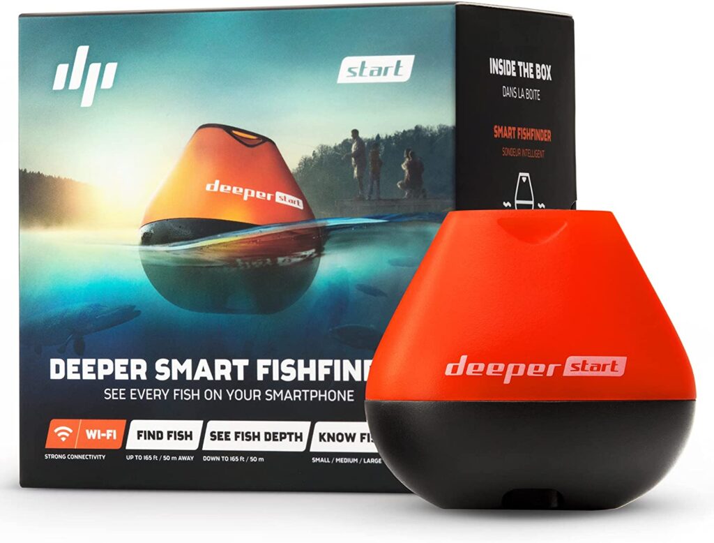 Deeper START Smart Fish Finder - Portable Fish Finder and Depth Finder For Recreational Fishing